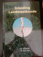 J.E. Alberda - Inleiding landmeetkunde, Ophalen of Verzenden, Zo goed als nieuw, J.E. Alberda; J.B. Ebbinge