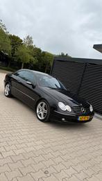 Mercedes-Benz CLK 200 Kompr Coupe AUT 2005 Zwart, Auto's, Mercedes-Benz, Automaat, Achterwielaandrijving, 4 cilinders, 4 stoelen