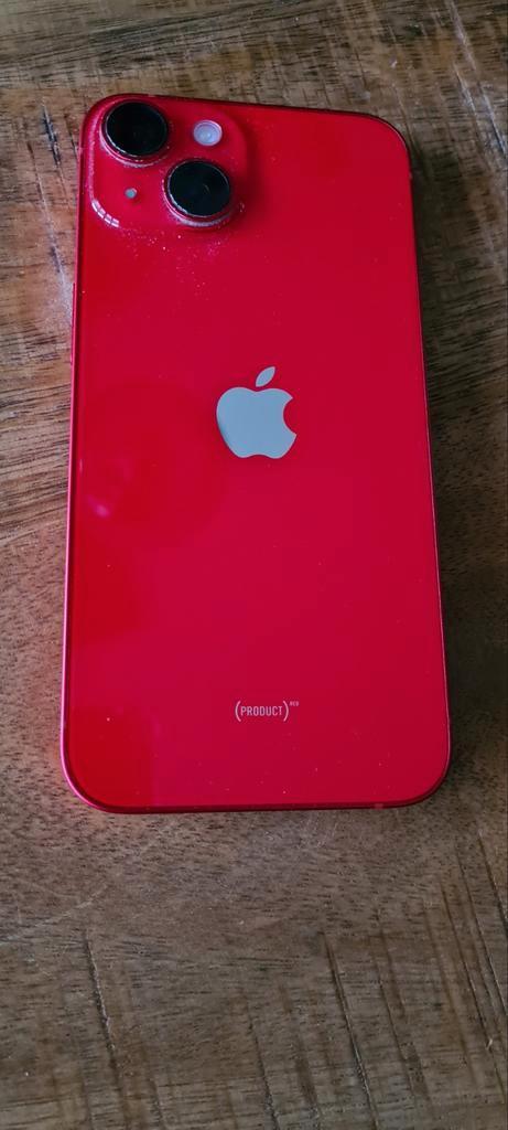 Rode iPhone 14 - 128GB, Telecommunicatie, Mobiele telefoons | Apple iPhone, Gebruikt, 128 GB, Zonder abonnement, Zonder simlock