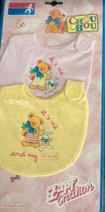 Chou chou poppen slabbetjes nieuw, Kinderen en Baby's, Speelgoed | Poppen, Ophalen of Verzenden, Nieuw, Babypop