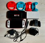 Nintendo Switch OLED - accessoires + 3x Mario spel, Spelcomputers en Games, Ophalen, Overige genres, Zo goed als nieuw, 3 spelers of meer
