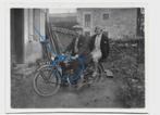 Magnat Debon stel man vrouw motor moto foto, Foto, Ophalen of Verzenden, Zo goed als nieuw, Voor 1940