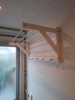 Wandkapstok met houten frame, Wandkapstok, Ophalen of Verzenden, Zo goed als nieuw, Minder dan 100 cm