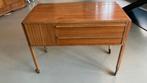 Vintage Duits naaitafeltje, mini dressoir. Horn Moebel, Verzamelen, Retro, Ophalen, Huis en Inrichting