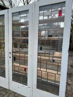 3 -delige set glas in lood deuren art deco 213x211cm., Ophalen