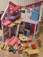 Barbie Dreamhouse / Foldable Dollhouse, Ophalen of Verzenden, Zo goed als nieuw, Poppenhuis