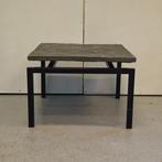 Vintage leisteen salontafel / bijzettafel, Ophalen, 50 tot 100 cm, 50 tot 100 cm, Zo goed als nieuw