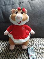 Schattige Kerst Hamster Knuffel AH, Ophalen of Verzenden, Nieuw, Overige typen