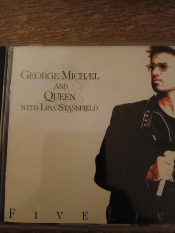 CD George Michael and Queen with Lisa Stansfield - Five Live beschikbaar voor biedingen
