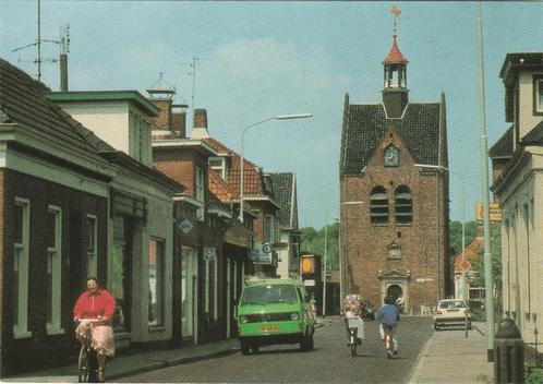 SCHEEMDA Torenstraat met VW Bus, Verzamelen, Ansichtkaarten | Nederland, Ongelopen, Groningen, 1980 tot heden, Verzenden