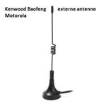 Kenwood Baofeng Motorola externe antenne magneetvoet | NIEUW, Nieuw, Toebehoren, Ophalen of Verzenden, Handsfree-functie