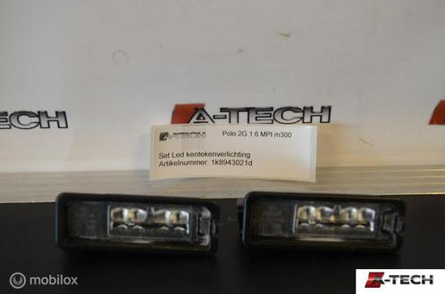Kentekenverlichting set Led VW Golf Polo 18-> 1k8943021d 300, Auto-onderdelen, Verlichting, Volkswagen, Gebruikt, Ophalen of Verzenden