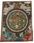 Zeldzame Boeddhistische Thangka – Nepal ca. 1925–1945, Ophalen of Verzenden, Gebruikt