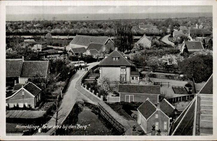 Wemeldinge- Panorma, Verzamelen, Ansichtkaarten | Nederland, Gelopen, Zeeland, Voor 1920, Ophalen of Verzenden