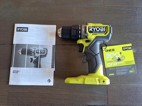 Ryobi accu klopboormachine Brushless body | RPD18BL1, Doe-het-zelf en Verbouw, Gereedschap | Boormachines, Nieuw, Boormachine