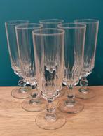 Zes kristallen champagne flûtes, Verzenden