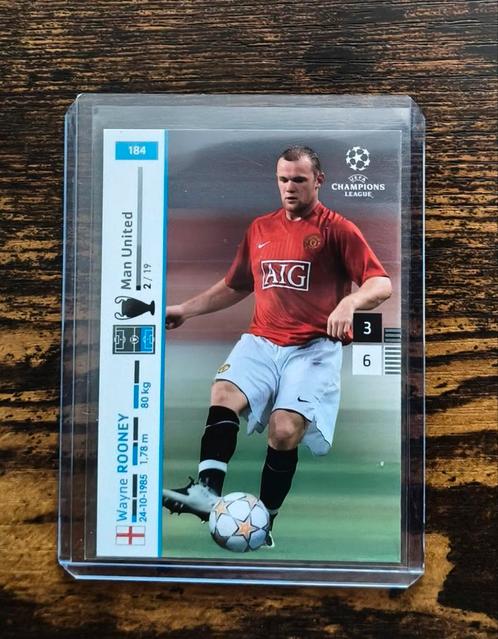 Wayne Rooney Manchester United Panini Champions League 07/08, Verzamelen, Sportartikelen en Voetbal, Zo goed als nieuw, Poster, Plaatje of Sticker