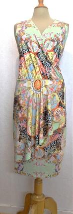 Mooie print jurk van Etoile du Monde! L/XL, Kleding | Dames, Jurken, Verzenden, Maat 42/44 (L), Zo goed als nieuw, Onder de knie