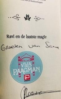 Gesigneerd Rooseboom, Ravi & laatste magie. Kinderboekenweek, Ophalen of Verzenden, Nieuw, Sanne Rooseboom