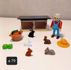 Playmobil boer met konijnen Als nieuw compleet, Ophalen of Verzenden, Zo goed als nieuw, Complete set