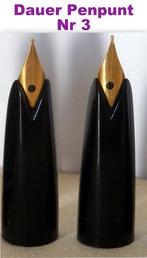 2 retro dauer penpunten nr3 ( nieuw ), Ophalen of Verzenden, Zo goed als nieuw