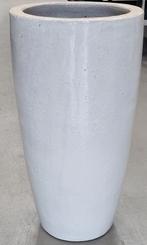 Zeer grote keramiek geglazuurde hoge pot wit, Ophalen, 40 cm of meer, Rond, Binnen