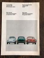 Folder VW Volkswagen Programma 1970 1200 1300 1600 411, Gelezen, Volkswagen, Ophalen of Verzenden