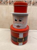 Blikken Koek-Snoep Potten Kerstman, Ophalen of Verzenden