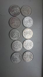 complete serie zilveren guldens juliana, Postzegels en Munten, Munten | Nederland, Setje, Zilver, 1 gulden, Ophalen of Verzenden