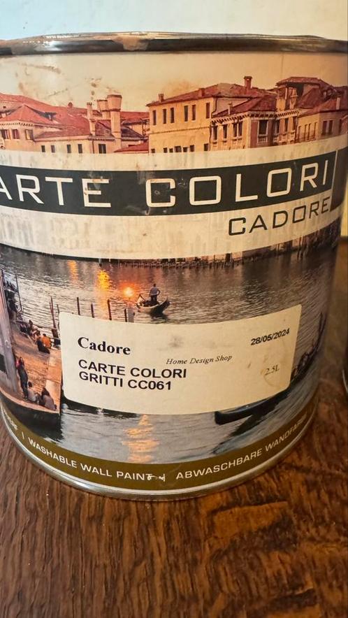 Carte colori project muurverf, Doe-het-zelf en Verbouw, Verf, Beits en Lak, Nieuw, Verf, Minder dan 5 liter, Verzenden