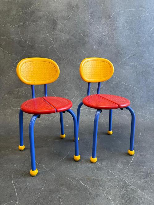 Vintage IKEA kinderstoel Puzzle (2x), Kinderen en Baby's, Kinderkamer | Tafels en Stoelen, Gebruikt, Stoel(en), Ophalen