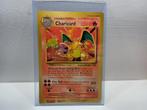 Pokemon Charizard Base Glossy Corocoro Jumbo Promo Card, Ophalen of Verzenden, Gebruikt, Losse kaart