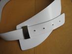Zeer mooie wit leren Design ceintuur, maat 95 SNAZZEYS, Kleding | Dames, Riemen en Ceinturen, 5 cm of meer, Verzenden, Tailleriem