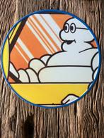 Michelin reclame wandplaat ,Bibendum, Reclamebord rond 30 cm, Ophalen of Verzenden, Zo goed als nieuw, Reclamebord