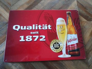 Halleroder bier reclamebord beschikbaar voor biedingen