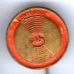 Lentebode rood op koper speldje ( L_022 ), Verzenden, Nieuw, Merk, Speldje of Pin