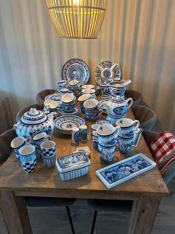 Zeer compleet servies Delfts Blond Amsterdam beschikbaar voor biedingen