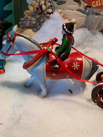 #kerst villeroy boch Kerstdecoratie: Paard met slee beschikbaar voor biedingen