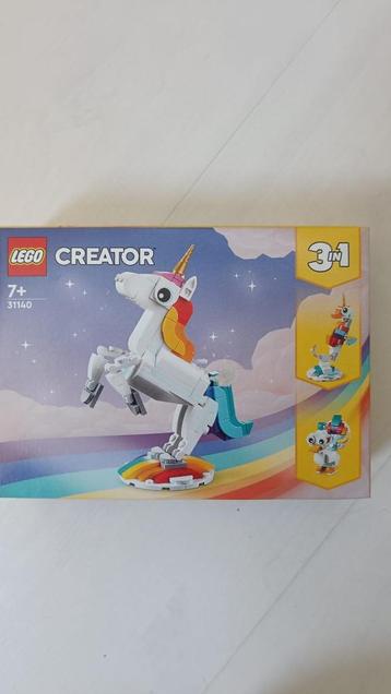 Lego Set 31140 Creator 3 in 1 Magische Eenhoorn beschikbaar voor biedingen