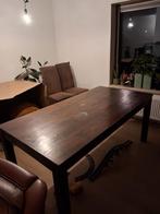 Houten Eettafel, Gratis ophalen op maandag 8 dec., Huis en Inrichting, Ophalen, 50 tot 100 cm, Landelijk, 150 tot 200 cm
