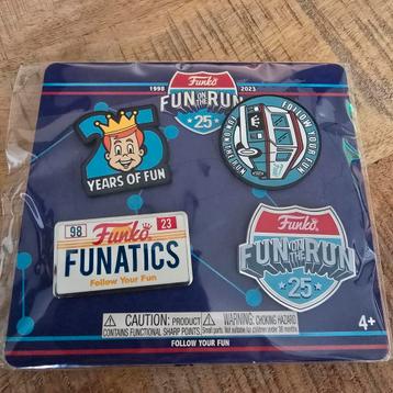 Funko Pins 4 stuks Fun on the Run beschikbaar voor biedingen