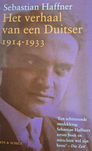Sebastian Haffner-Verhaal Van Een Duitser 1914 -1933.Oorlog. beschikbaar voor biedingen
