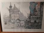 Anton Piek prent 40x55 cm ingelijst, Antiek en Kunst, Kunst | Tekeningen en Foto's, Ophalen of Verzenden