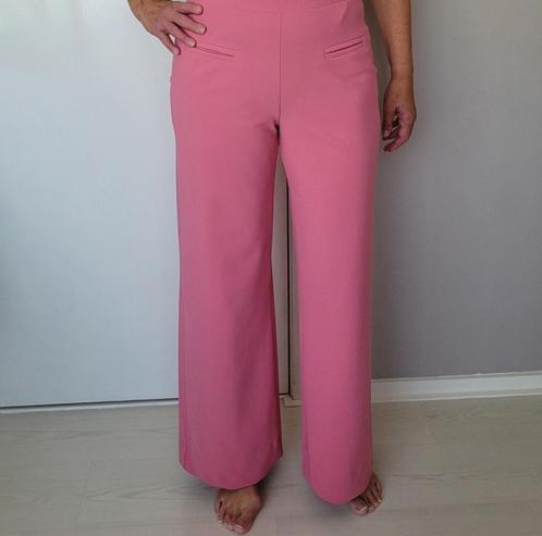 Studio Anneloes Flair Bonded broek M Dikke Travel Zalmroze, Kleding | Dames, Broeken en Pantalons, Zo goed als nieuw, Maat 38/40 (M)