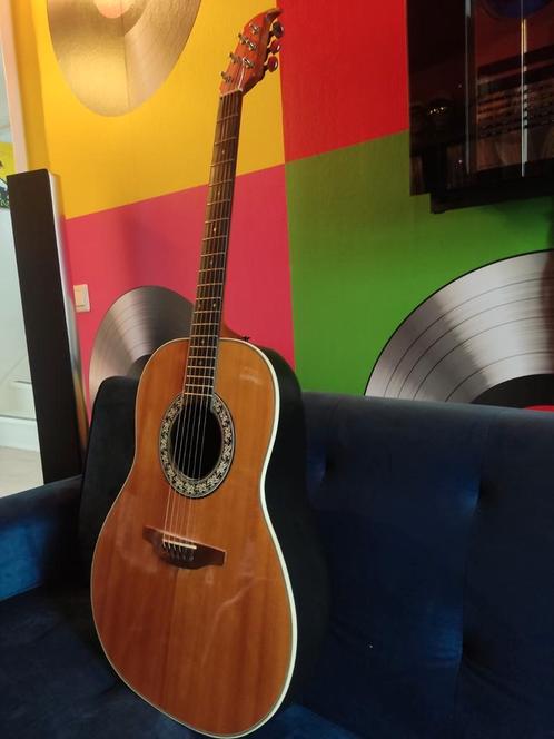 Vintage Ovation Balladeer uit 1973 in uitzonderlijke staat!, Muziek en Instrumenten, Snaarinstrumenten | Gitaren | Akoestisch