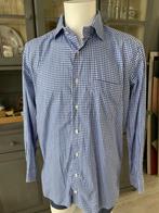 Blauw geblokt Overhemd Maison de Bonneterie maat 40 M, Maison de Bonneterie, Douwenmaat 8-3 Meppel, Info@again.nu, Blauw
