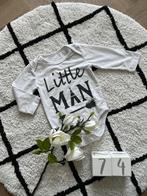 Heel goed wit Little Man romper baby 68 74 #mrb86size68 set, Nacht- of Onderkleding, Little Man, Ophalen of Verzenden, Zo goed als nieuw