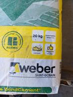 weber vloeibaar zand cement 20 kg, 8 zakken, Nieuw, Minder dan 4 cm, Overige materialen, 15 m² of meer