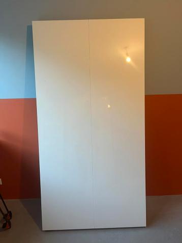 2x Ikea pax schuifdeuren met ril 2x 1m kast - afbeelding 2