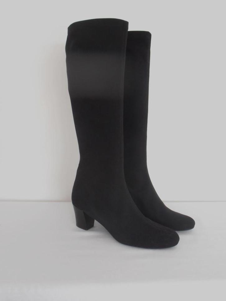 Mascaró - prachtige zwarte stretch laarzen - 38 1/2, Kleding | Dames, Schoenen, Zo goed als nieuw, Hoge laarzen, Zwart, Verzenden